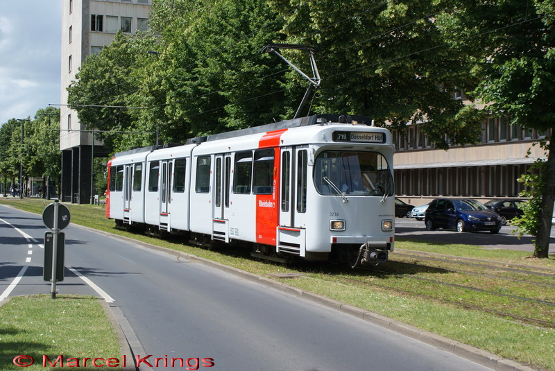 Die erste Frisch Modernisierte GT8 SU auf der 719. 