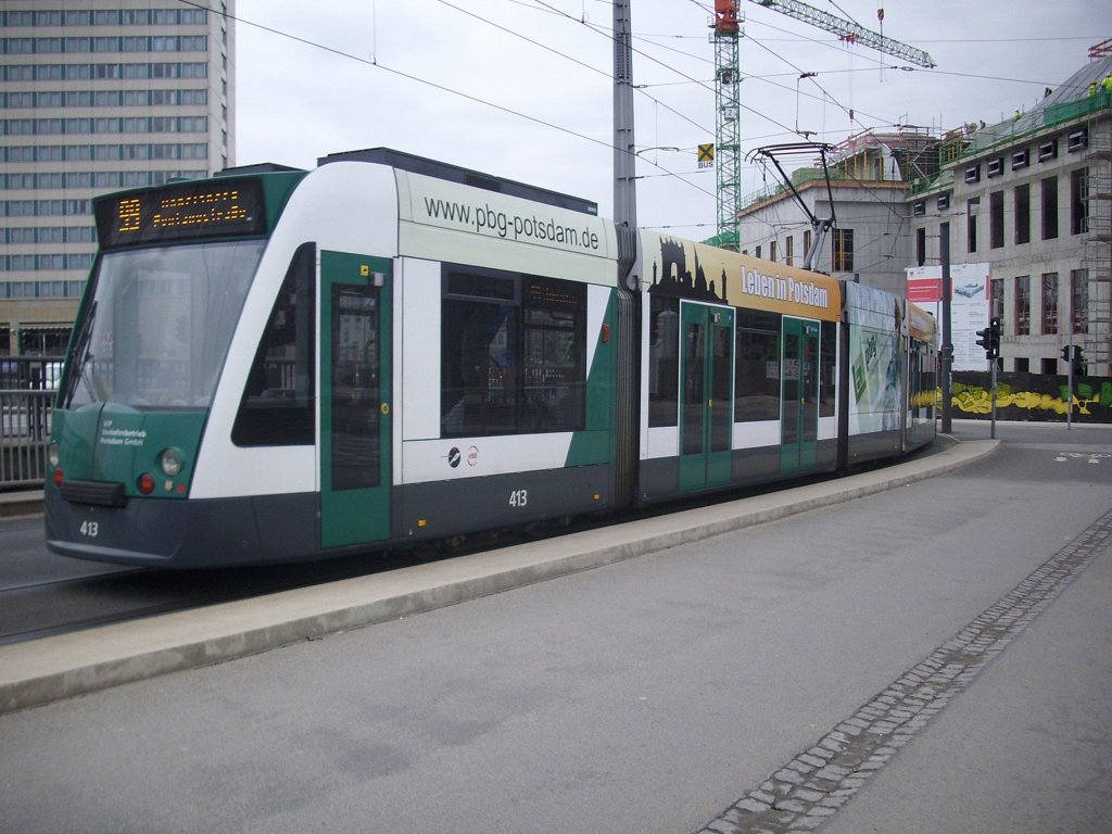 Stra�enbahn in Potsdam.